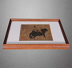 乌海书画装裱配框服务案例